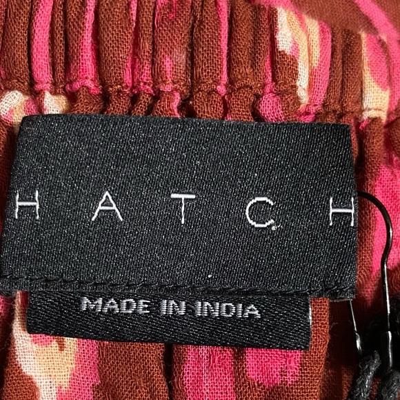 Hatch Maternity Dress 2 Clay Ikat Katherine Maxi Sleeveless Lightweight NWT - Picture 6 of 9